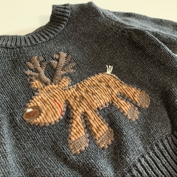 💜2 for $20💜 Oshkosh Reindeer sweater - Picture 2 of 4